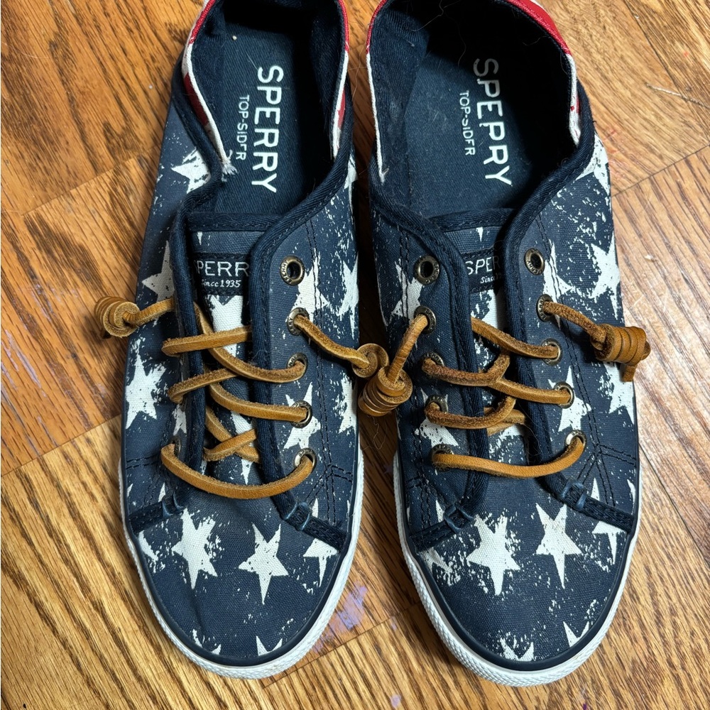 Sperry Star Pattern Sneakers - image 1